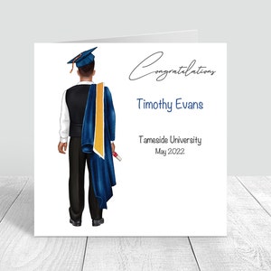 Carte de remise des diplômes pour hommes| Félicitations| Bravo | Cadeaux de fin d'études| Cadeau de félicitations | Vous avez réussi | Remise des diplômes 2022