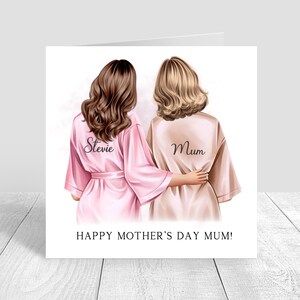 Happy Mother's Day Card Handmade & Personalised Mummy / Mom/ With love card Personalized Mothers day Gift, Best Mum, Mam, Greeting Card 1546