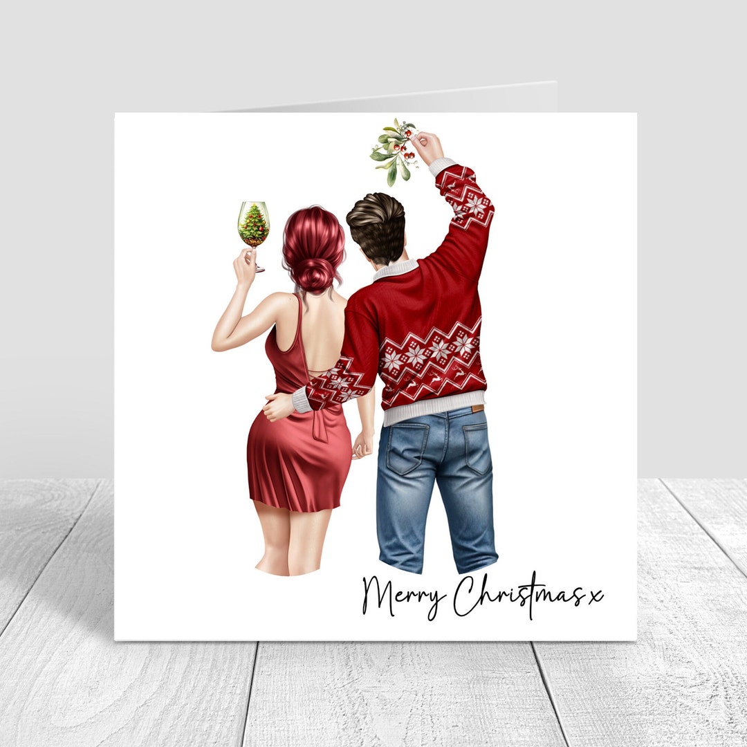 Personalised Christmas Card Boyfriend / Partner / Girlfriend