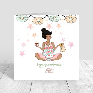 Personalizado Aproveite sua maternidade Parabéns| Novo bebê | Menina| Nova mãe | Presentes para chá de bebê