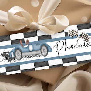 Cartera de regalo de coche de carreras para niños, cartera de dinero personalizada, billete de corredor, soporte para cupones, cartera de regalo de agradecimiento/dinero/regalo para niños 02