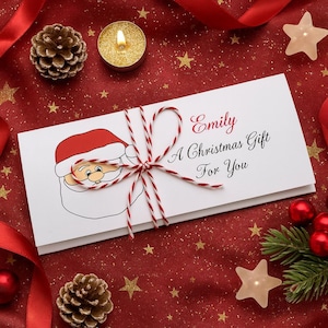 Tarjeta regalo de Navidad / Tarjeta para concierto / Tarjeta de regalo personalizada con sobre GRATIS - Hecha a mano para hombres y mujeres