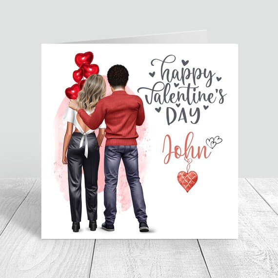 Lustige Valentinstagskarte Für Ihn & Sie – Romantisch, Witzig, Für Partner, Freund, Ehefrau (15,2x17,8 Cm, Mit Umschlag)