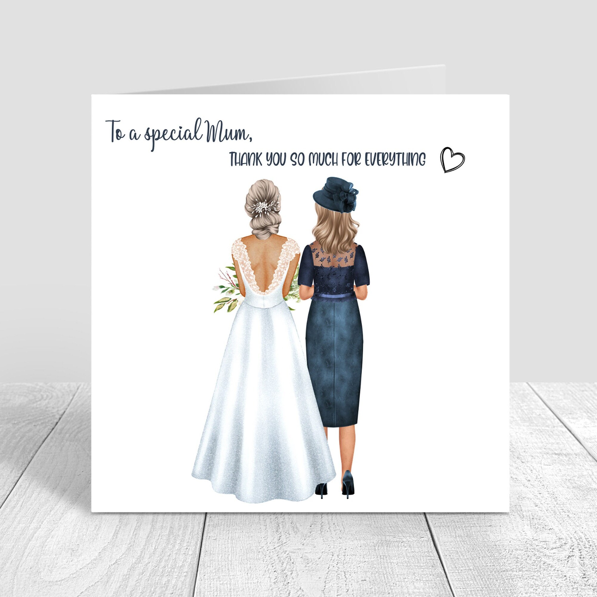 Tarjeta De Boda "Casado En 2022" UK Greetings - Brillos Holográficos, Mensaje Interior, Tamaño 159x159 Mm