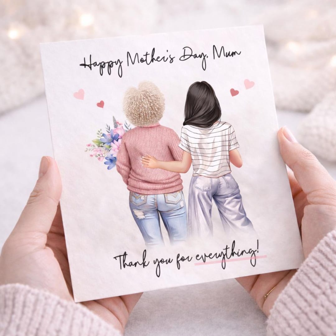 Happy Mother's Day Card From Daughter, Mothers Day Cards, Mothers Day ...