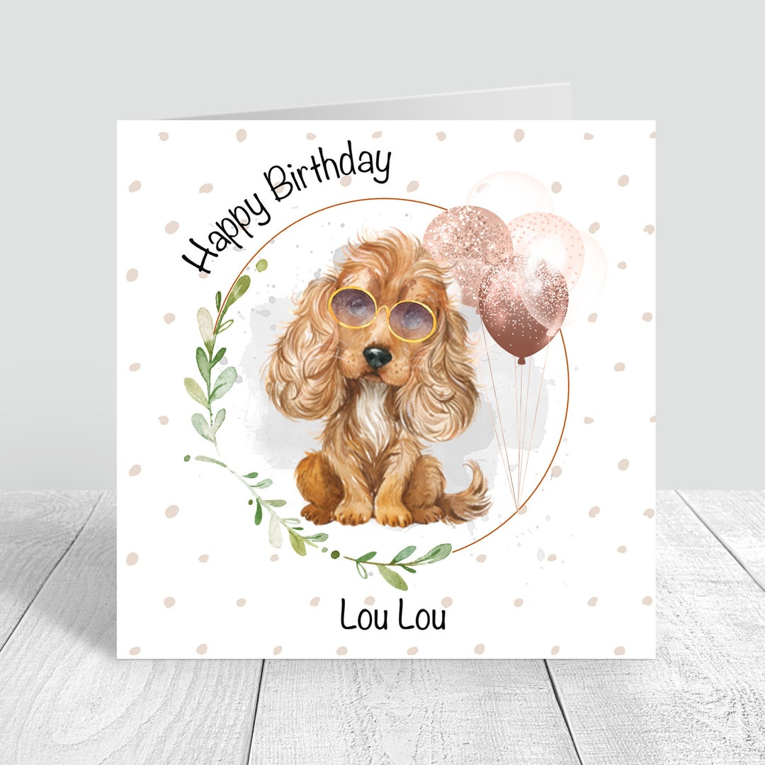 Individually Hand Drawn Teenager Birthday Cards. Girl Age 13