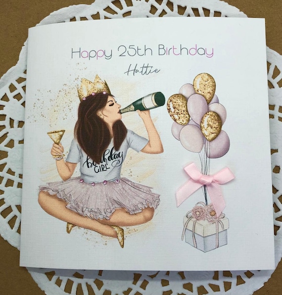 Biglietto di compleanno per nipote, elegante e alla moda