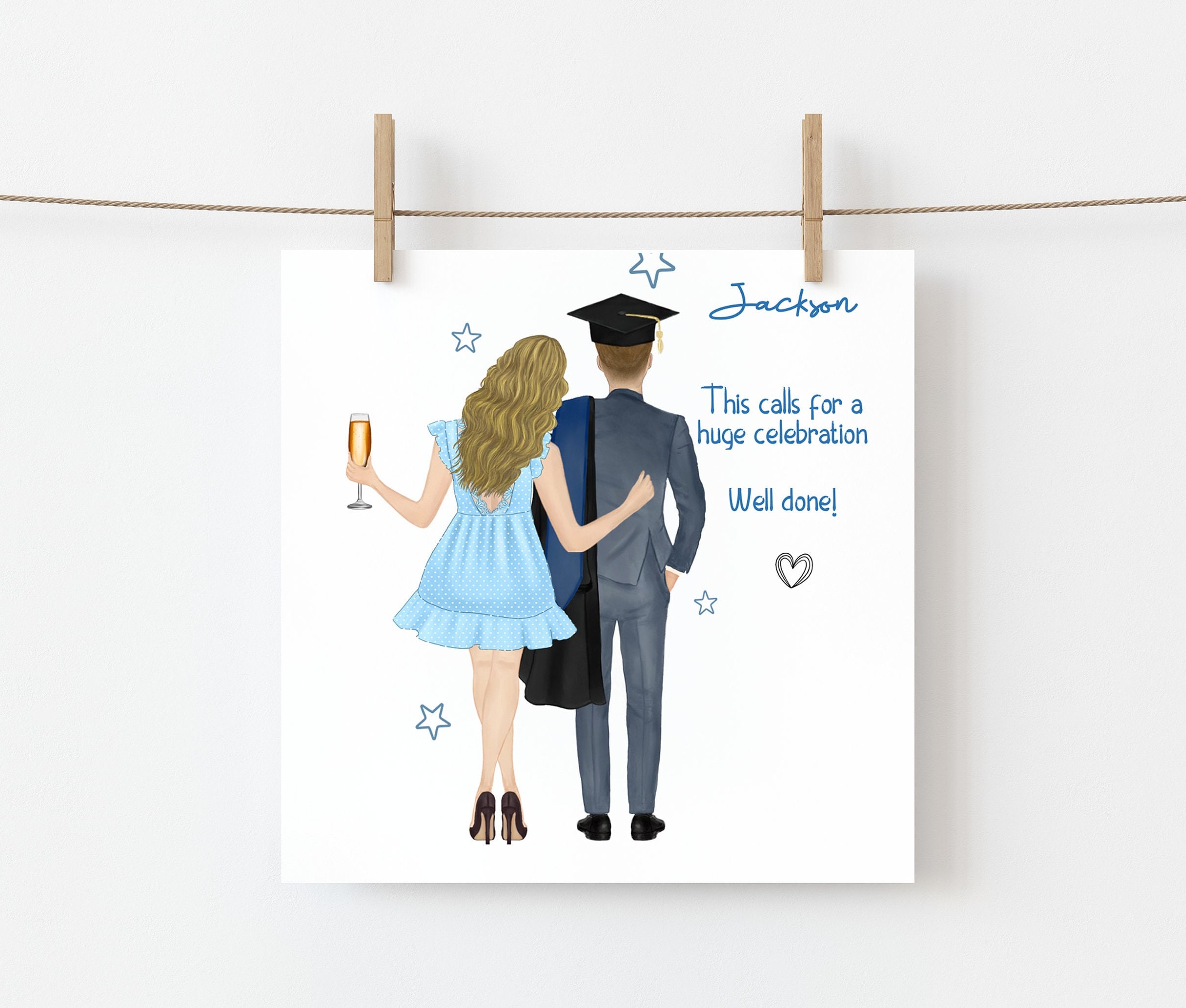 Boyfriend Graduation Card Personalised Handmade Card Congratulations Well  Done, You Did It Graduation Card University Graduation 0033 - Etsy Israel