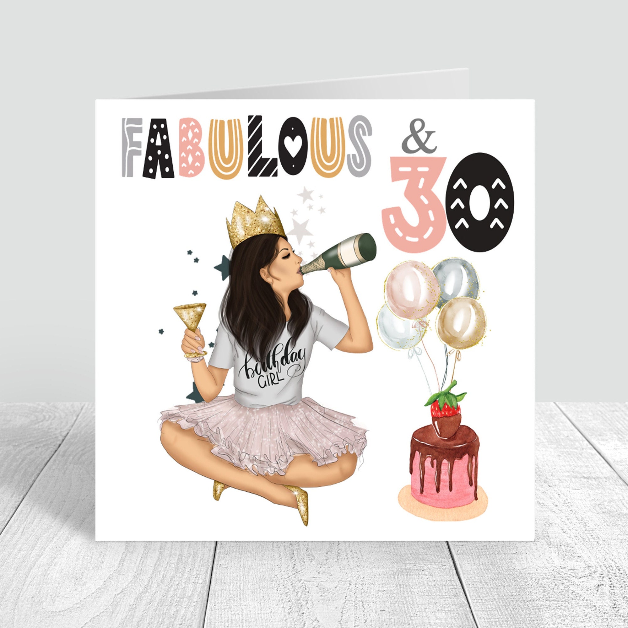 Gravierte Metallkarte Zum 30. Geburtstag – Persönliches Geschenk Für Die Tochter Von Mama/Papa
