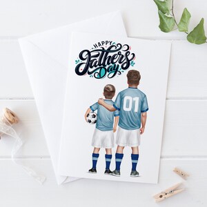 Gepersonaliseerde Happy Father's Day Card, Vaderdagcadeau, Papa, NO1 Papa, Handgemaakte Vaderdagkaart, Familie Vaderdagkaart 1045