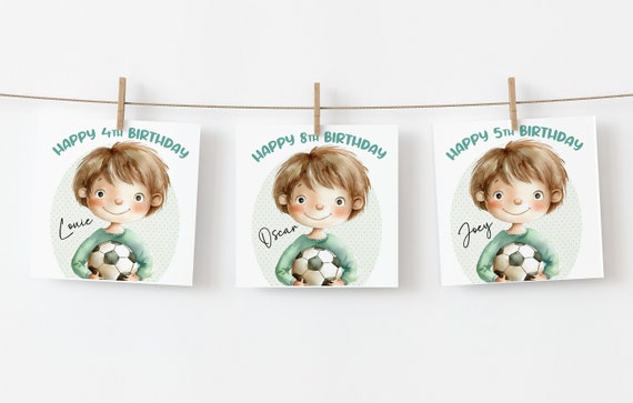 Biglietto Invito Con Pallone, Scarpe E Campo Da Calcio | Crea Inviti Personalizzati Di - Foto 6