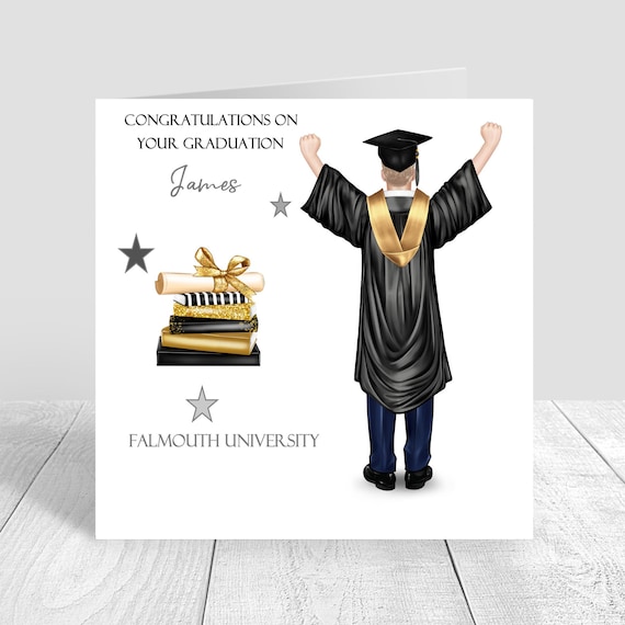 Top Of Class Card Hey Grad : Shiny Black Tassel High School Designer  Greetings Graduation Congratulations Card