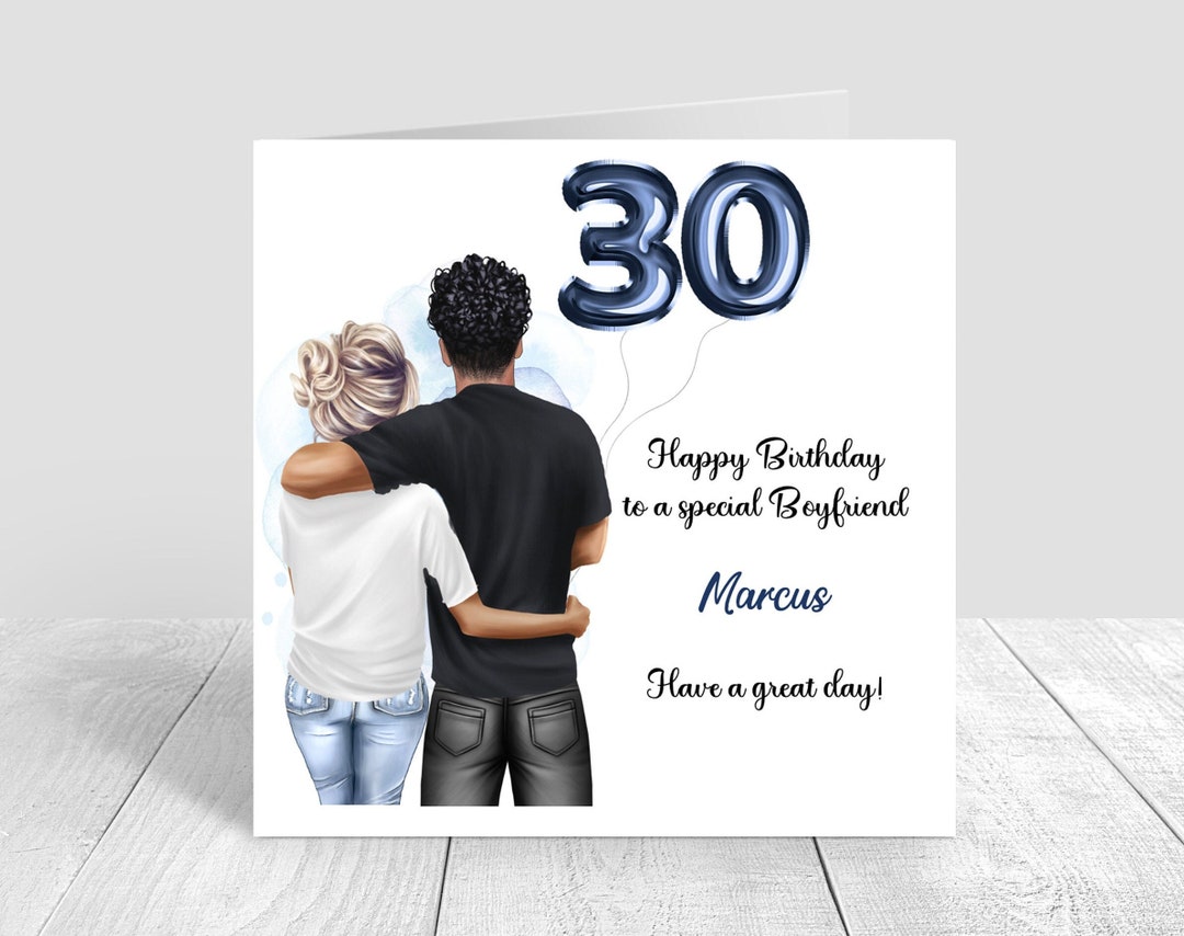Personalised Birthday Card Men Women Handmade Card Brother