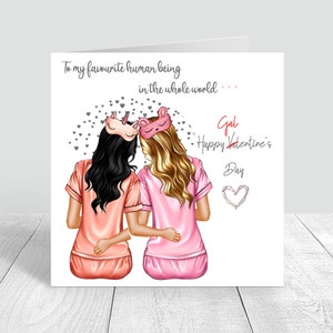 Carte personnalisée Joyeuse Saint-Valentin