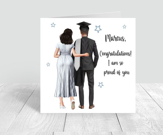 Congratulazioni Personalizzate Fatte A Mano Per Il Giorno Del Tuo Matrimonio, Figlio, Figlia, Sorella, Fratello, Amici - Italia - Foto 9