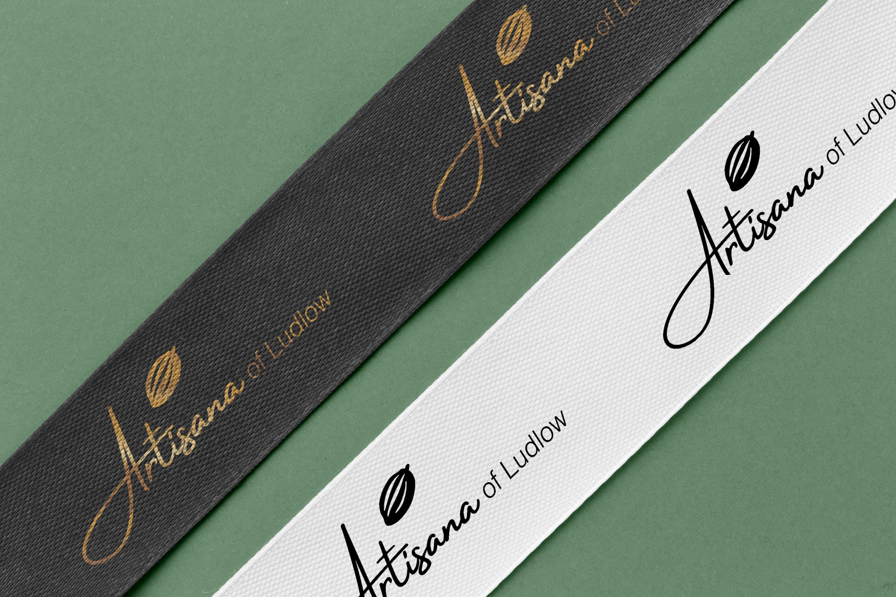 Name online brand ribbon