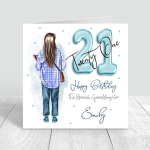 Carte d'anniversaire pour filles, meilleure amie, carte d'anniversaire personnalisée pour les 15, 16, 18, 21, Bestie, carte d'anniversaire pour fille, cadeaux d'anniversaire faits main, soeur 0037
