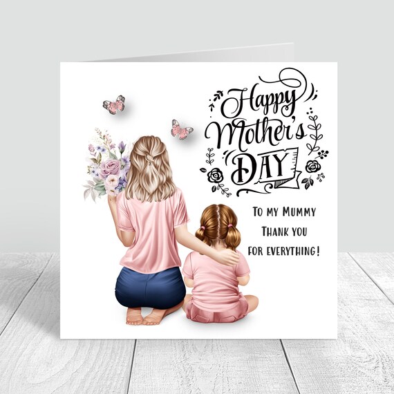 Biglietto Festa Della Mamma UK Greetings - Da Figlio, Design Con Foglia D'oro, Cartoncino Riciclato, Con Busta