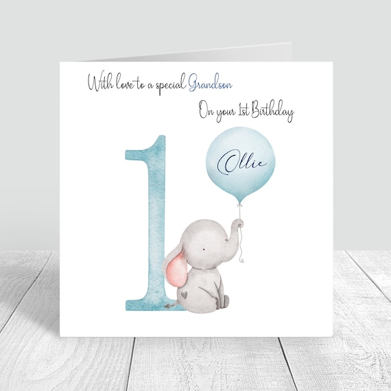 Cousin 1st Birthday Jungle Animal Card, Cousin Is One Card - View #13