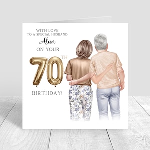 Personalised Birthday Card Men & Women Handmade Card Brother / Sister / Boyfriend / Partner/ Husband / Couple 21st 30th 40th 50th Card 1633
