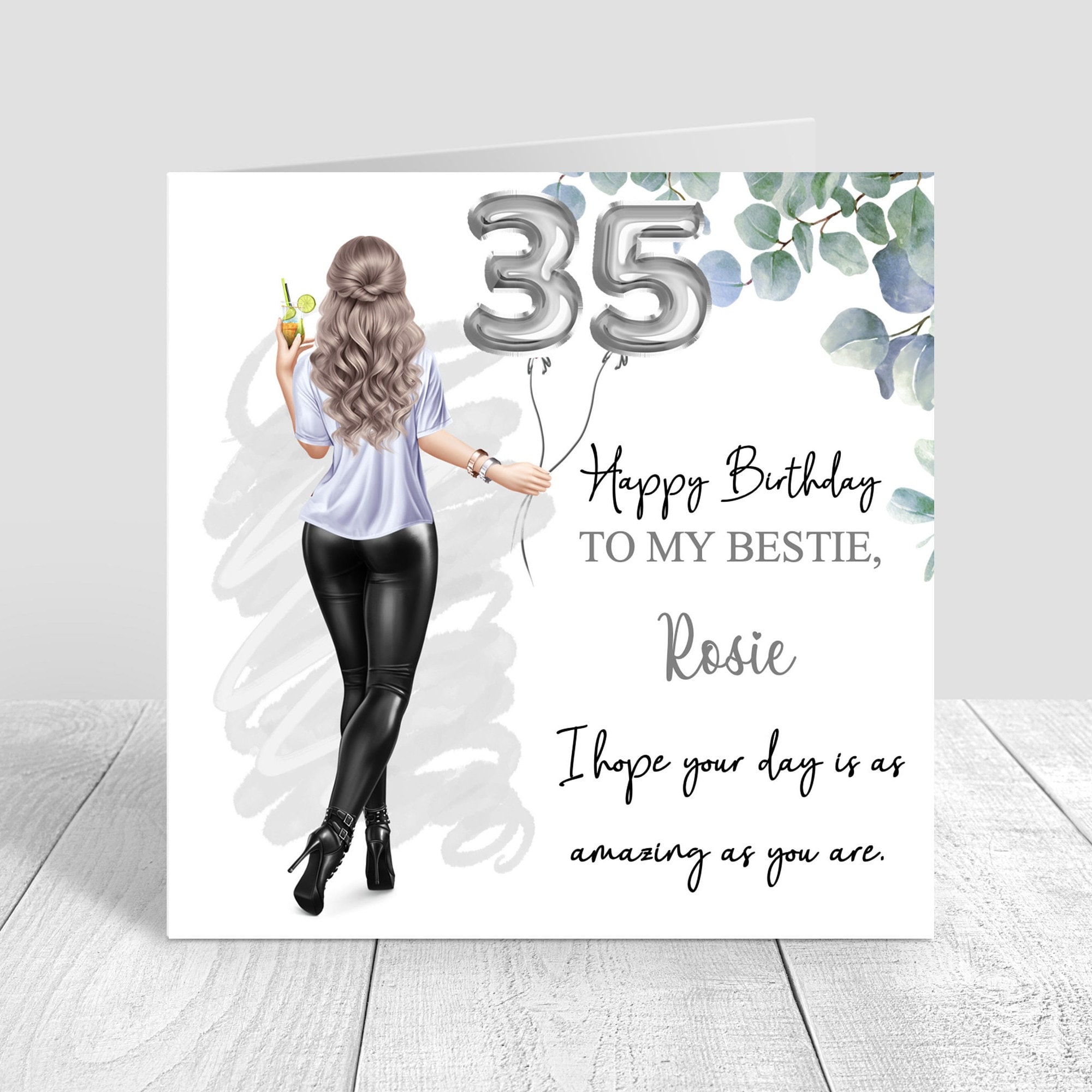 Biglietto Di Compleanno Per Nipote Con Lamina Oro – Elegante, Design Floreale, 127x178 Mm, Per 18° 21° 25° 30° Compleanno - 5
