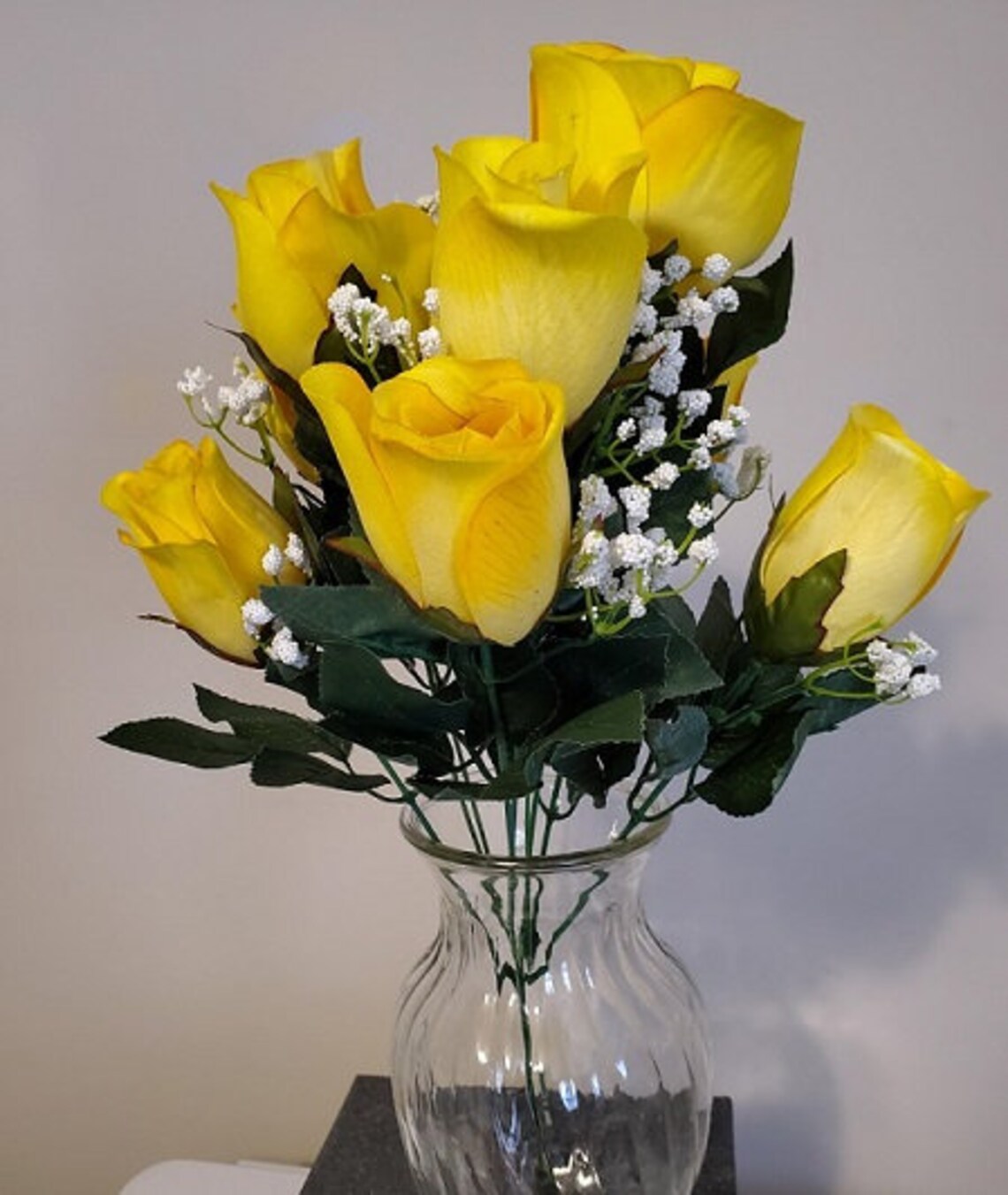 Silk Flowers Flowers Roses Yellow Roses Yellow Red Rose Etsy