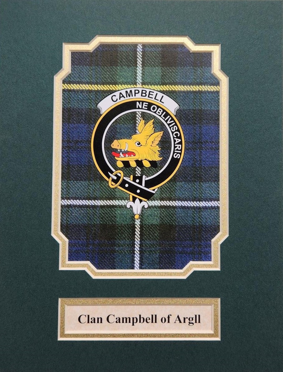 scottish-tartan-and-badge-scottish-clan-scottish-clan-badge-scottish