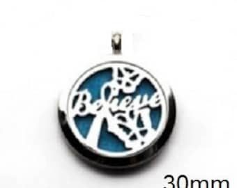 Essential Oil Diffuser Pendants, 30mm Diffuser Pendants, Diffuser Locket, Jewelry, Diffuser Necklace, Stainless Steel, Diffuser Locket