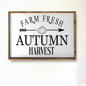 Farm Fresh Harvest | Wood Sign | Fall Decor | Home Decor