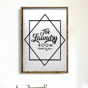 The Laundry Room | Large Wood Sign | Laundry Decor