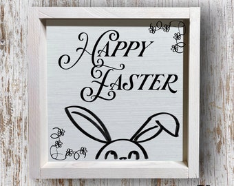 Happy Easter Small | Wood Sign | Easter Decor | Spring Decor