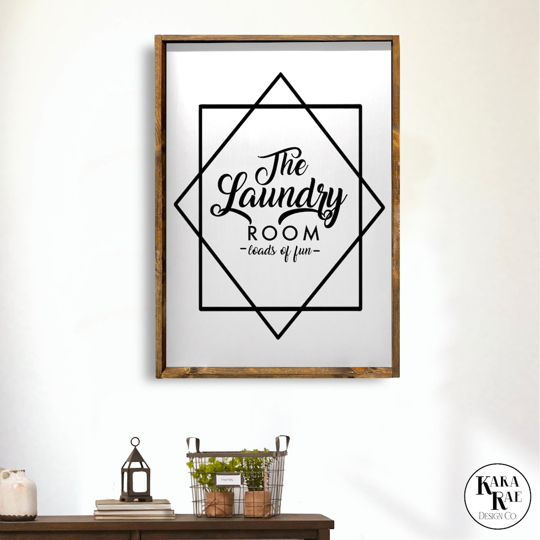 The Laundry Room | Large Wood Sign | Laundry Decor - Etsy