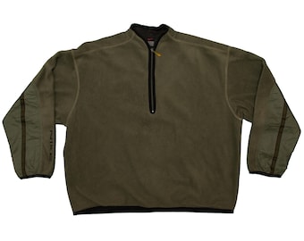 Vtg NIKE 90's pullover brown fleece sweatshirt, sz men's X-Large