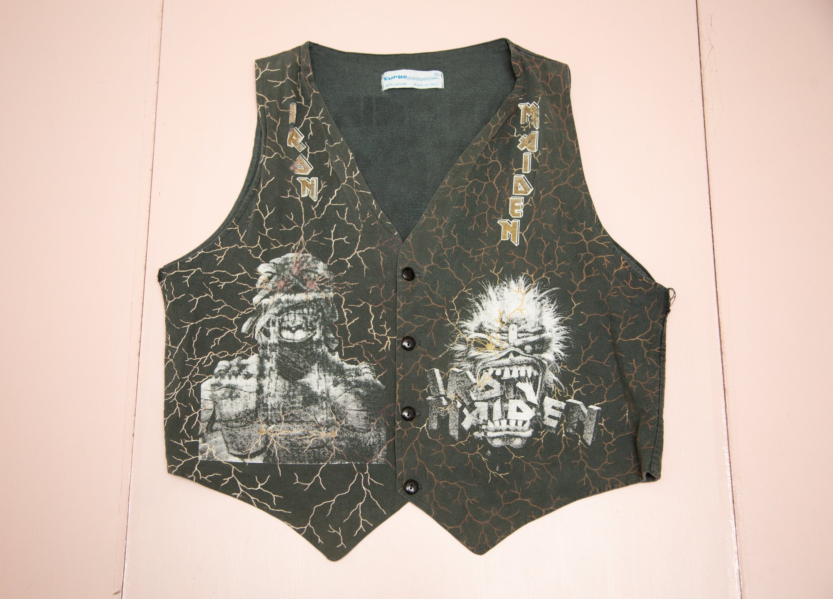 Iron Maiden Vest - Etsy Iron Maiden Vest - Etsy