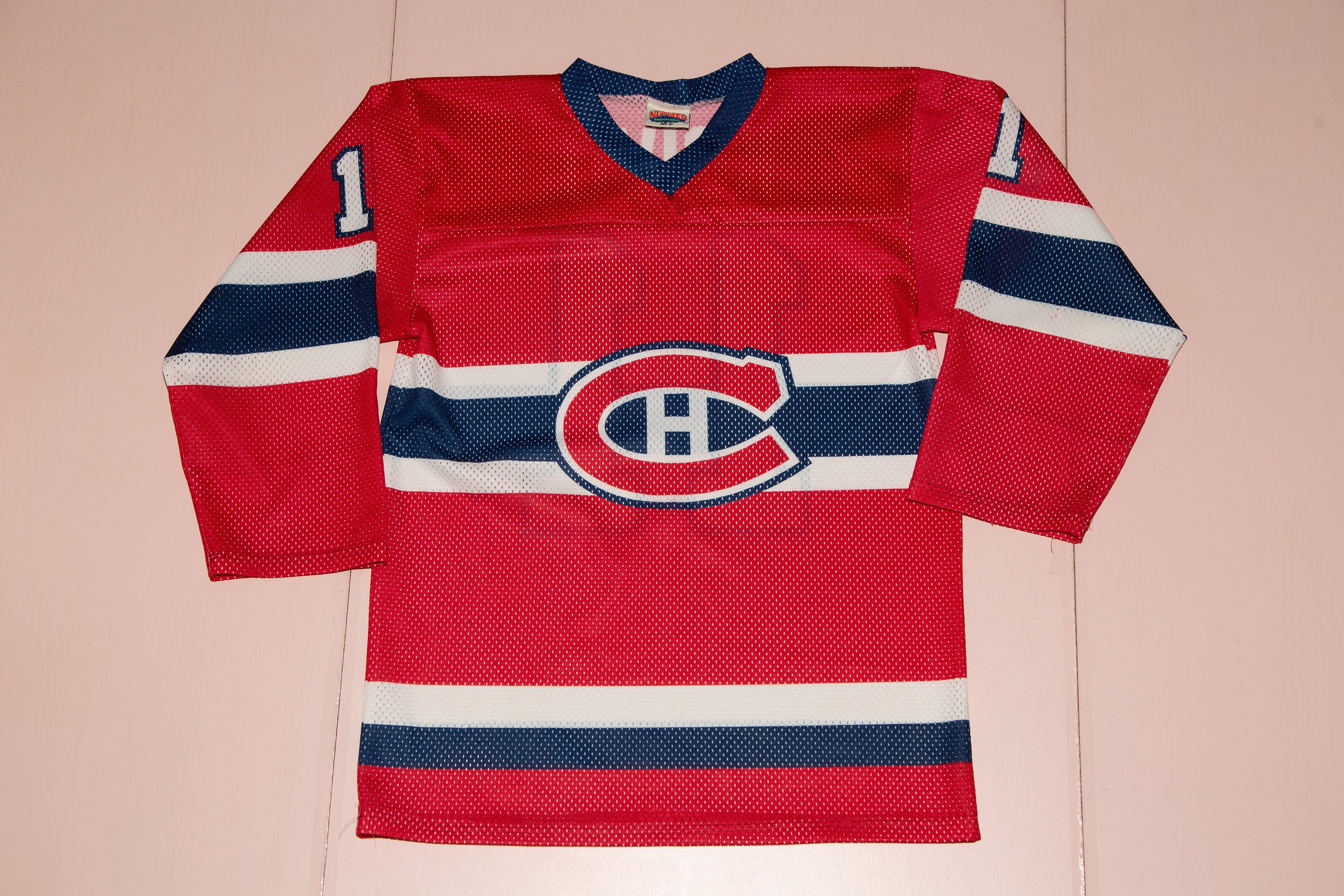 Vtg Rare 90s NHL Montreal Canadiens Saku Koivu Hockey Mesh