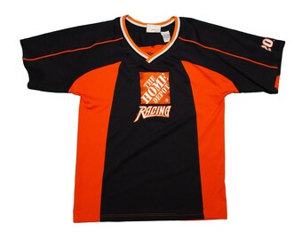 VTG NASCAR Tony Stewart #20 The Home Depot Racing Winner's Circle zwart-oranje jersey, herenmaat medium