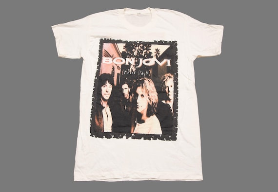 Vtg BON JOVI 1996 These Days European Tour Rock Band Single Stitch