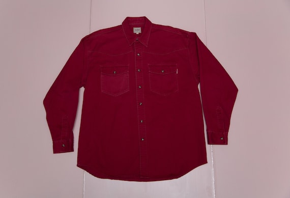 Vtg 90s the TRADER Jeans Company Red 