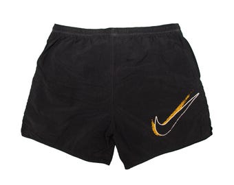 black nike swim trunks