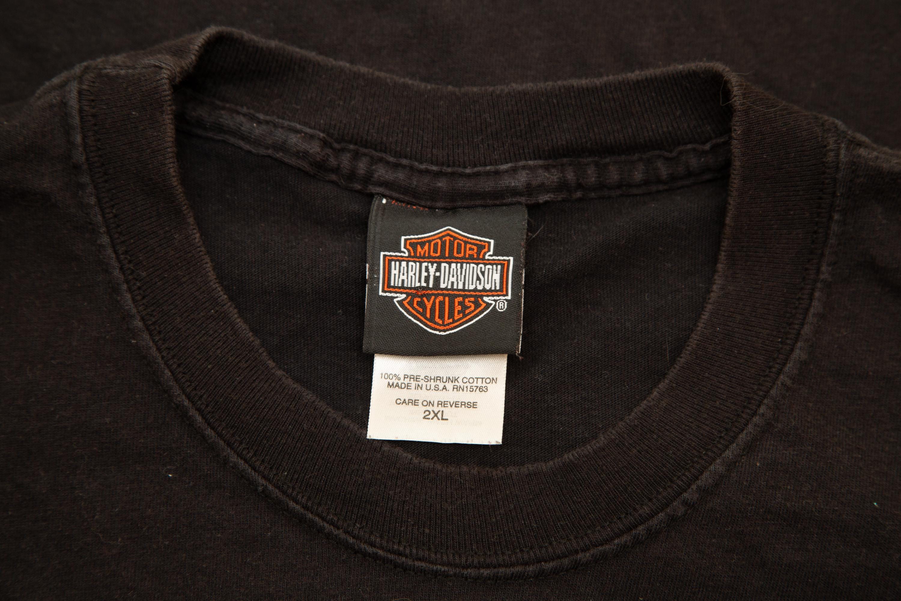 Vtg Harley-davidson Motorcycles 2006 Tucson Arizona Black T-shirt 