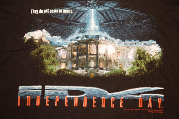 Vtg INDEPENDENCE DAY Movie 1996 