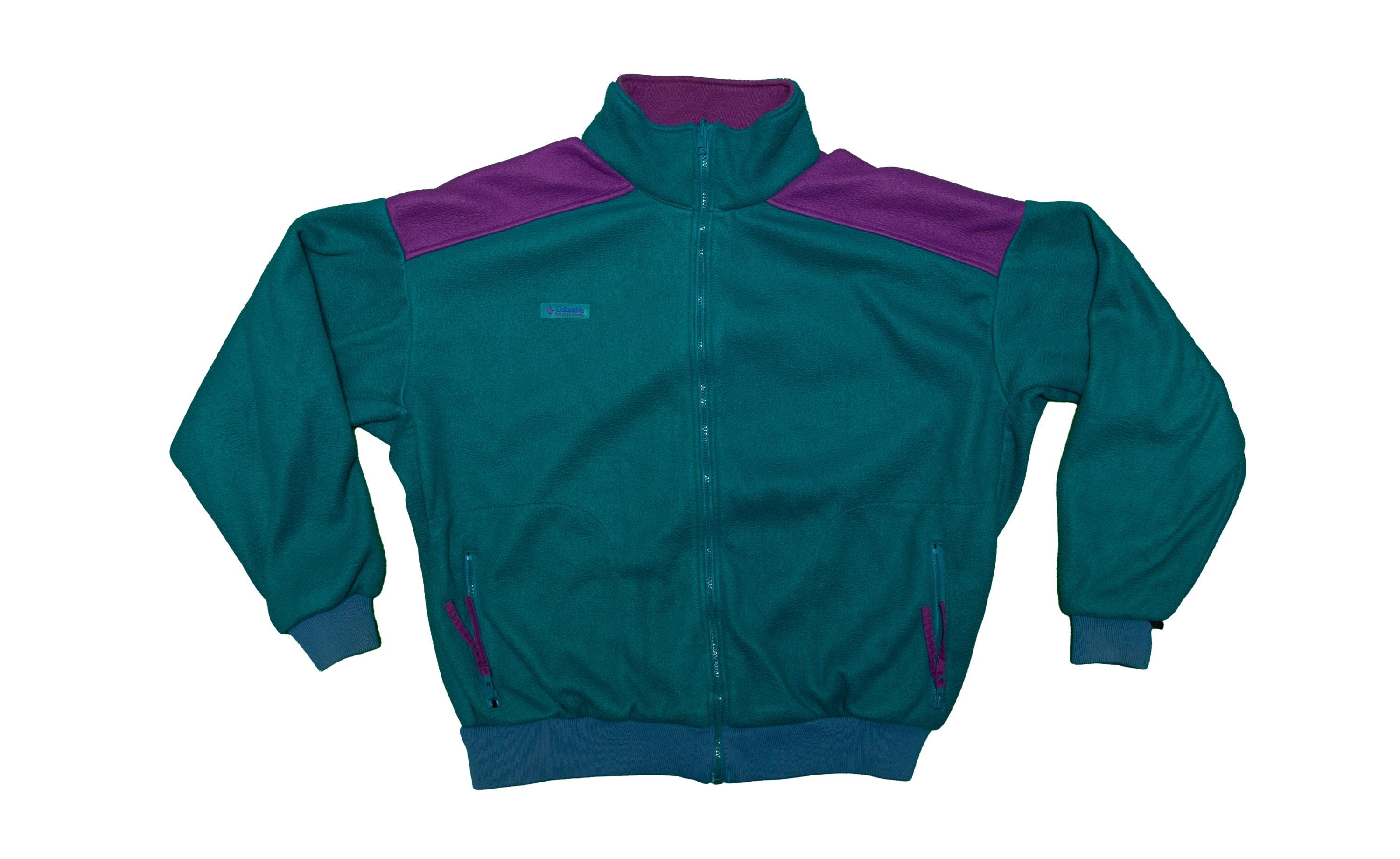 Vtg COLUMBIA Sporstwear Company Gizzmo 2-in-1 Blueish-purple Parka 