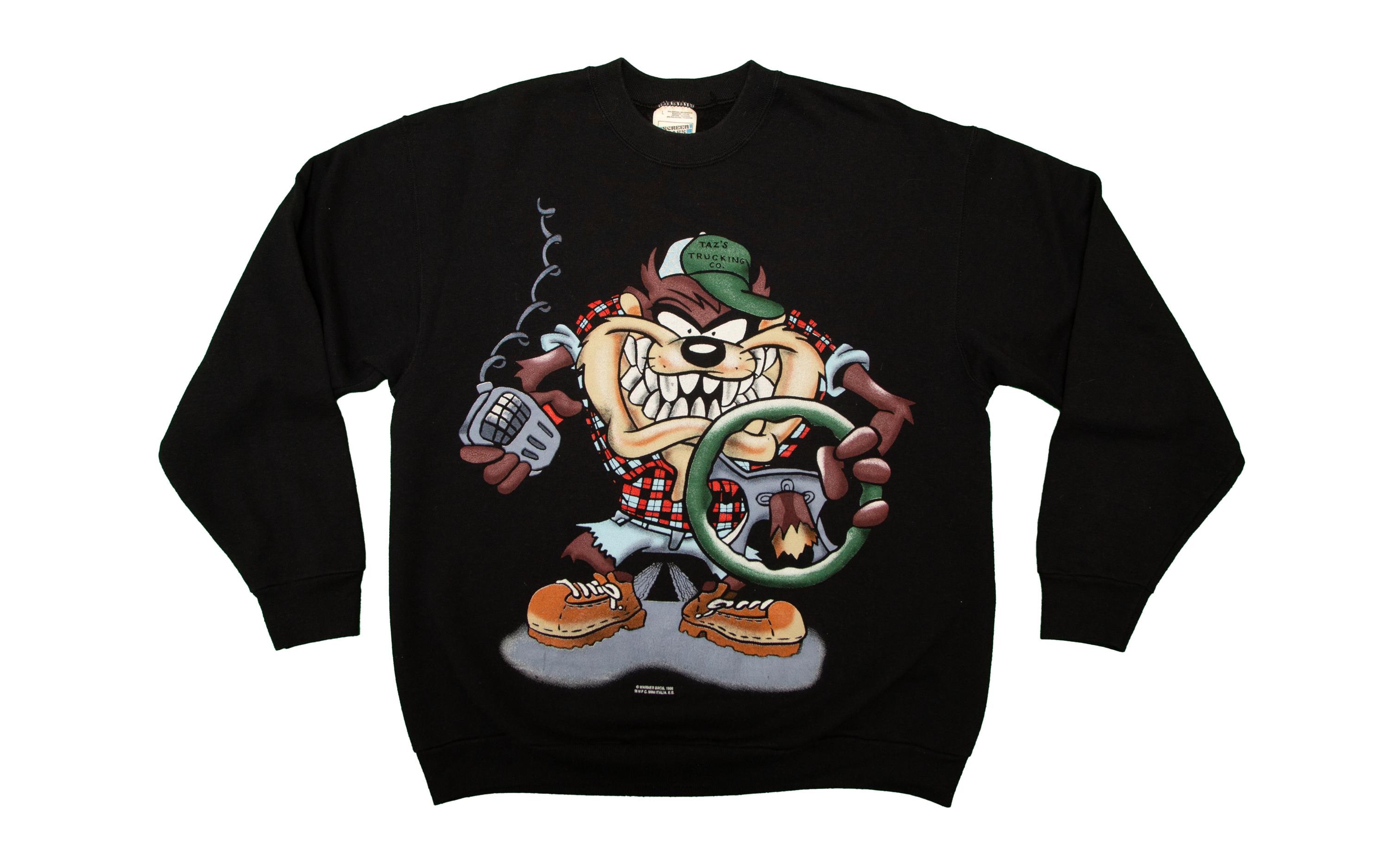 Vtg & Rare Taz's Trucking Co Warner Bros 1996 Tazmanian Devil