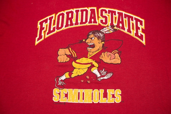 ヴィンテージ フロリダ州立セミノールズ大学 NCAA チーム レッド T