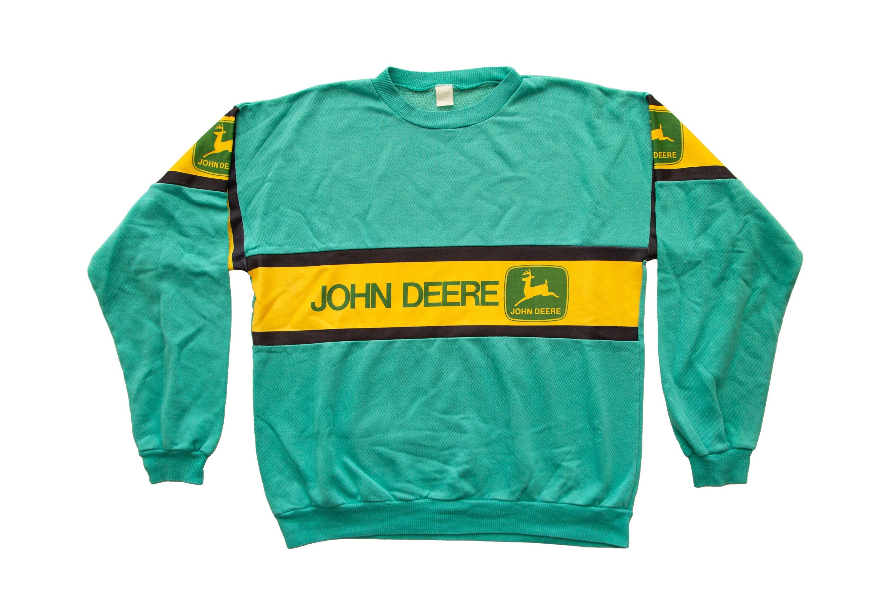 Vintage John Deere Snowmobiles Ringer Tee Vintage John Deere Snowmobiles Ringer Tee