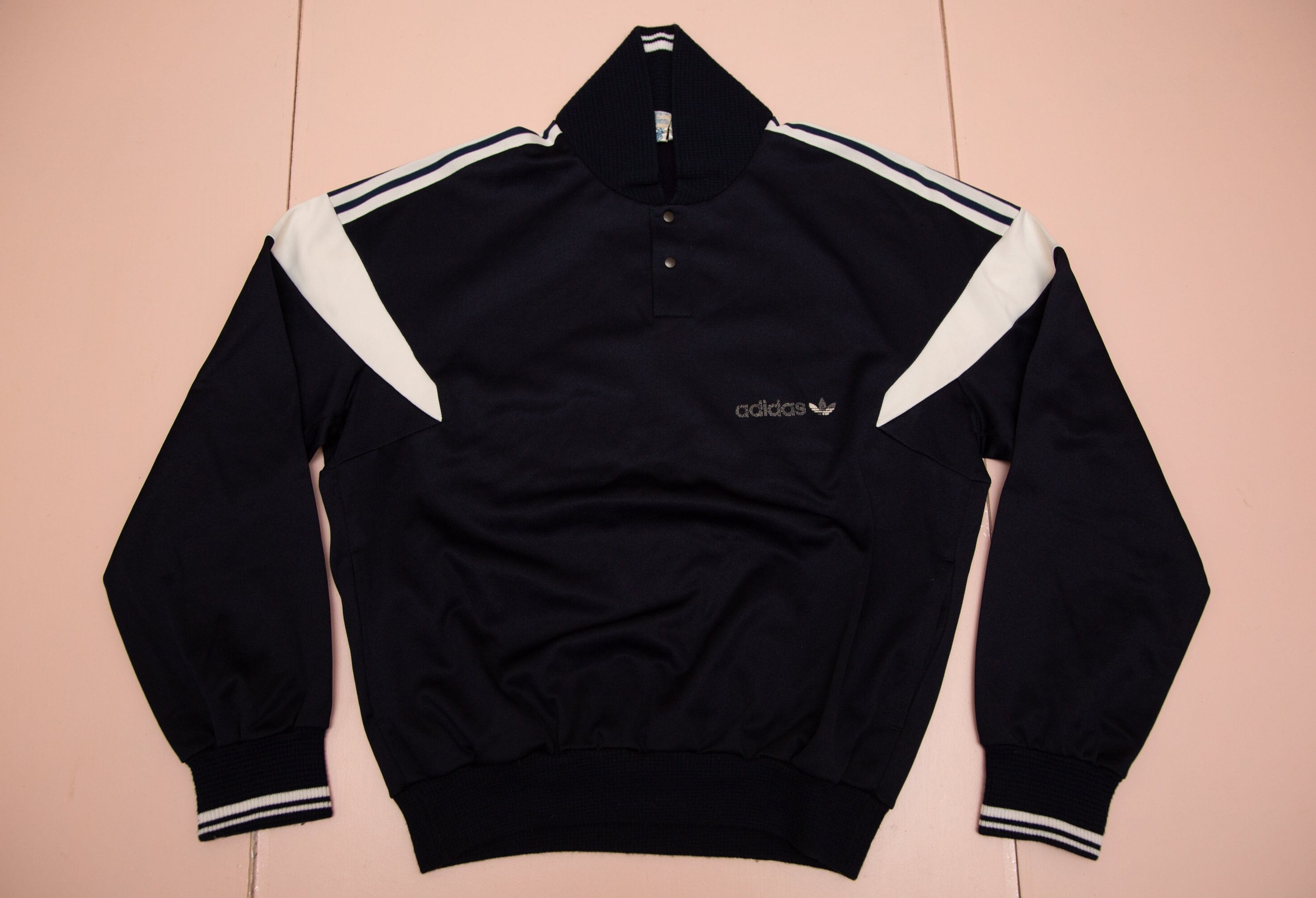 Vtg ADIDAS Ventex 80's Pullover Blue Sweatshirt Made in - Etsy