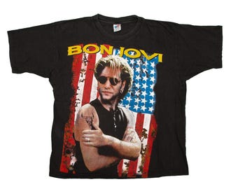 90s米製 ブロッカム ボンジョヴィ ジャパンツアーTシャツ ドラゴン L 90s米製 ブロッカム ボンジョヴィ ジャパンツアーTシャツ ドラゴン L