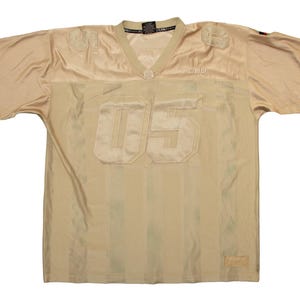 Vtg & rare FUBU 05 collection limited edition golden football jersey, made in Korea, sz XX-Large