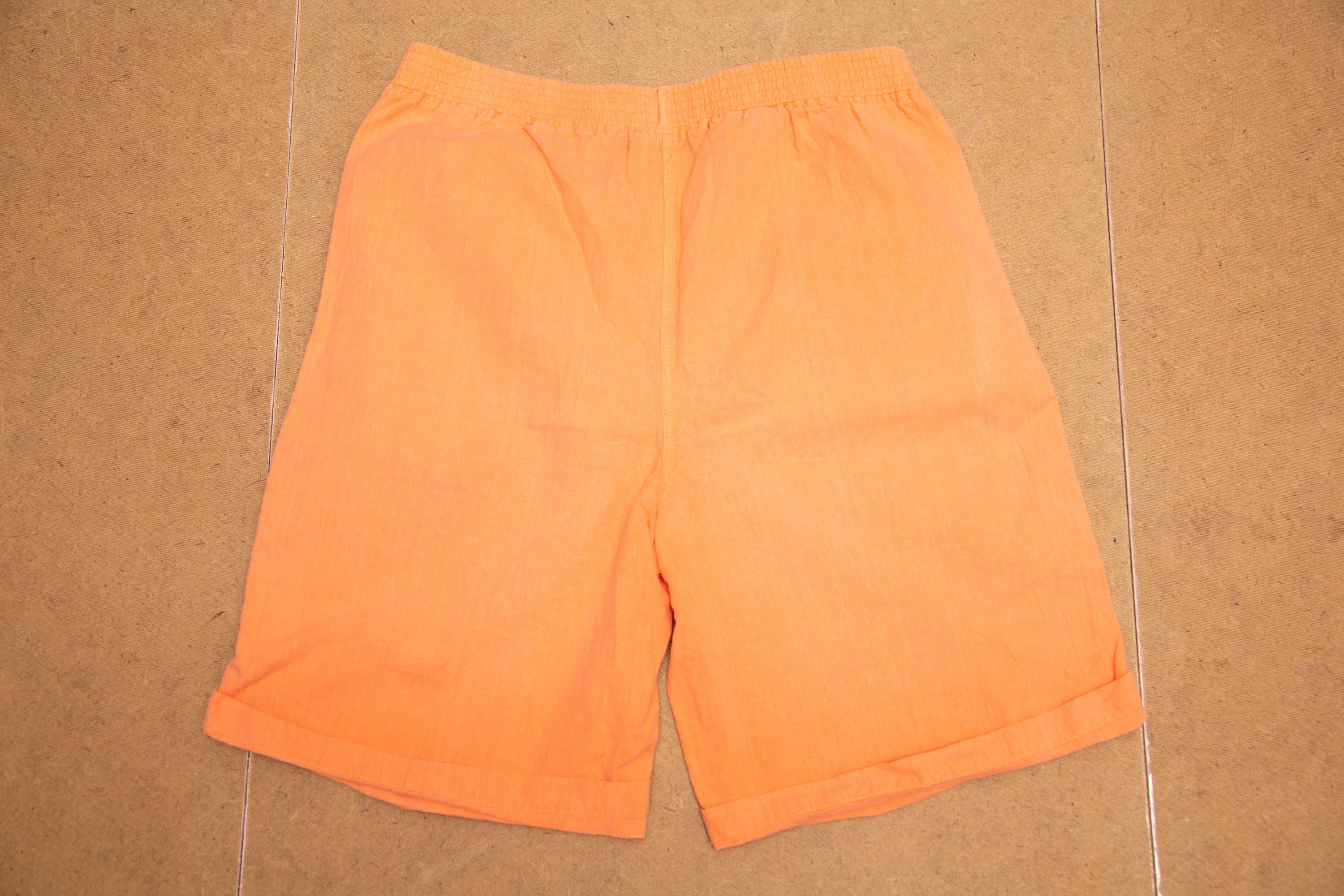 Vtg & Rare 80s HANG TEN Fine Natural Soft Original Peach Orange