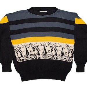 月末特価 80s JC de Castelbajac pour ICEBERG 70s or 80s for this J.C. de Castelbajac pour Iceberg sweater